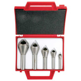 Bordo - 5 Pce 10-30mm 60 Degree HSS Co5 Cross Hole Countersink Set | 3841-S